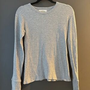 Roots Canada Thermal Waffle Knit Long Sleeve Top — Size Large/Medium